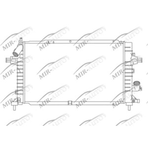 Variklio aušinimo radiatorius