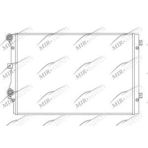 Variklio aušinimo radiatorius