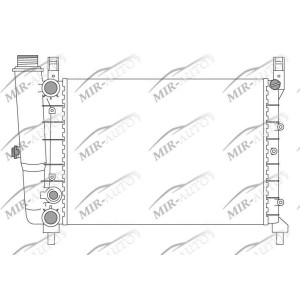 Variklio aušinimo radiatorius