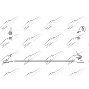 Variklio aušinimo radiatorius
