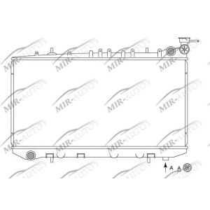 Variklio aušinimo radiatorius