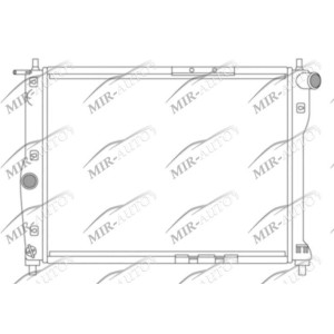 Variklio aušinimo radiatorius