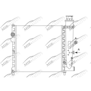 Variklio aušinimo radiatorius