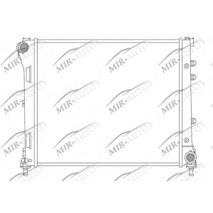 Variklio aušinimo radiatorius