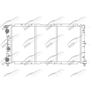 Variklio aušinimo radiatorius