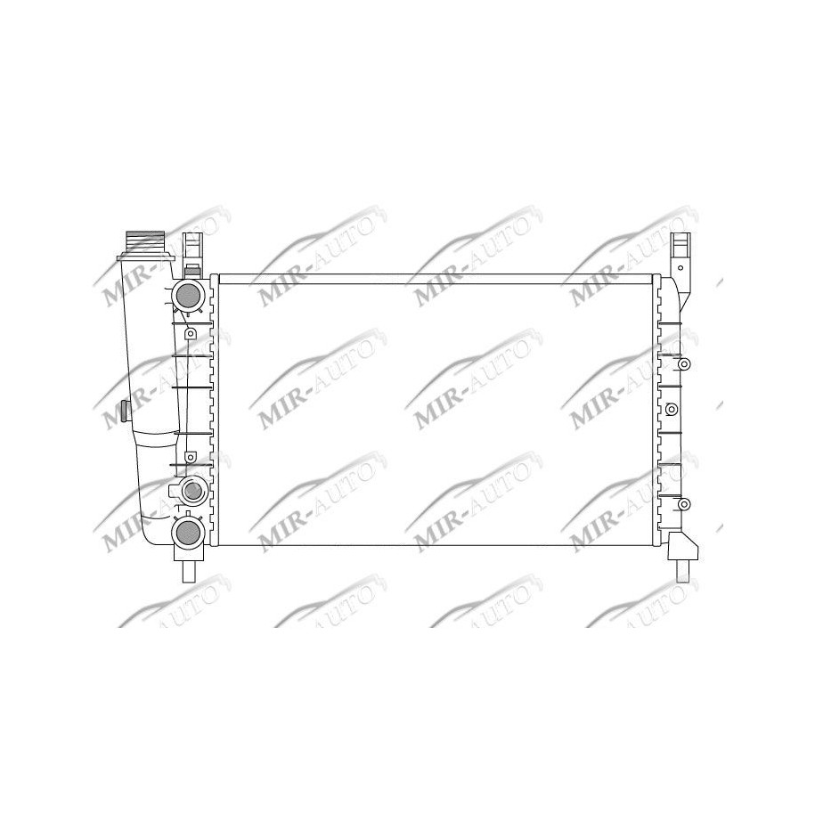 Variklio aušinimo radiatorius