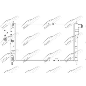 Variklio aušinimo radiatorius
