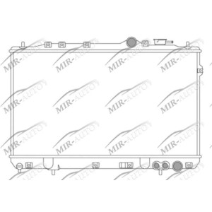 Variklio aušinimo radiatorius