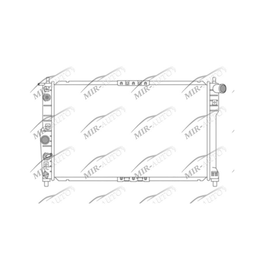 Variklio aušinimo radiatorius