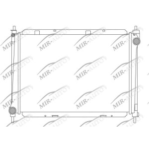 Variklio aušinimo radiatorius