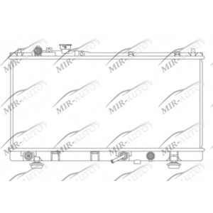 Variklio aušinimo radiatorius