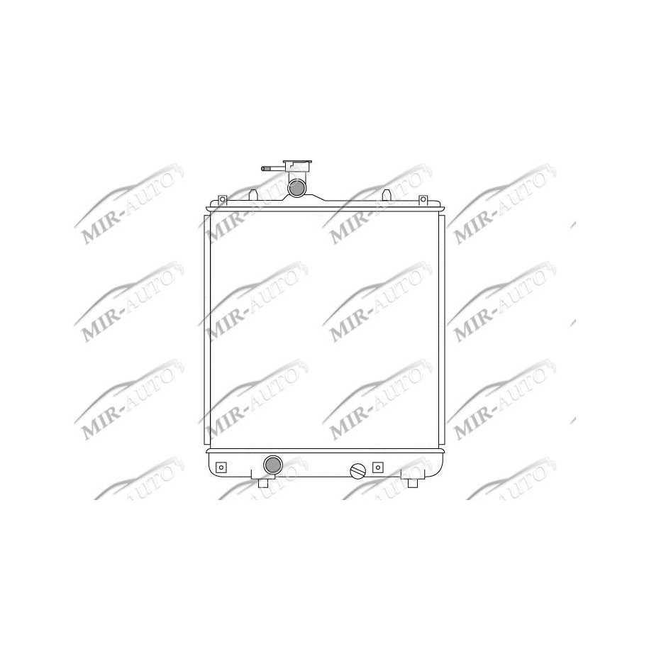 Variklio aušinimo radiatorius