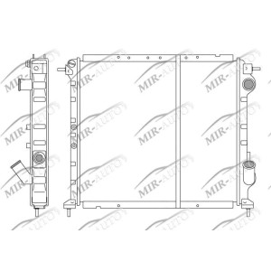 Variklio aušinimo radiatorius
