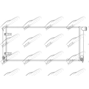 Variklio aušinimo radiatorius