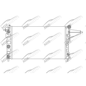 Variklio aušinimo radiatorius