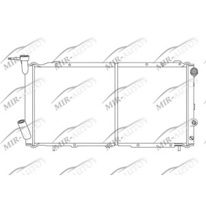 Variklio aušinimo radiatorius