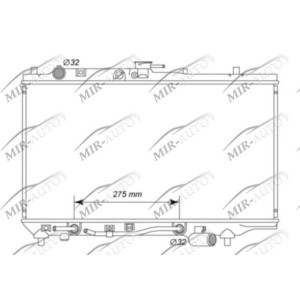 Variklio aušinimo radiatorius