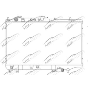 Variklio aušinimo radiatorius