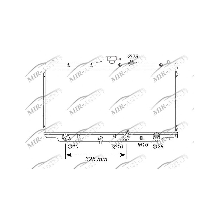Variklio aušinimo radiatorius