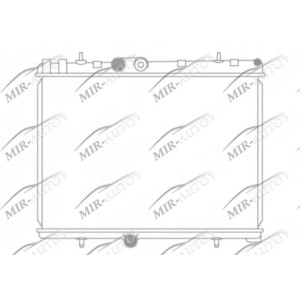 Variklio aušinimo radiatorius