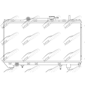 Variklio aušinimo radiatorius