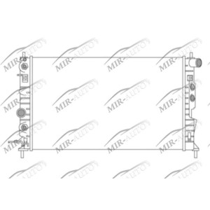 Variklio aušinimo radiatorius