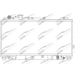 Variklio aušinimo radiatorius