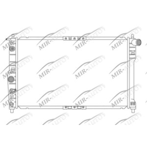 Variklio aušinimo radiatorius