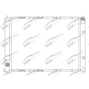 Variklio aušinimo radiatorius