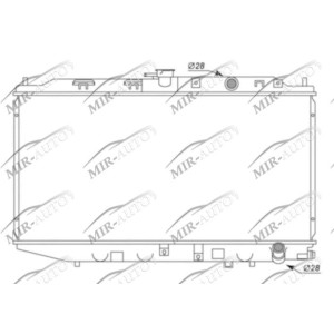 Variklio aušinimo radiatorius