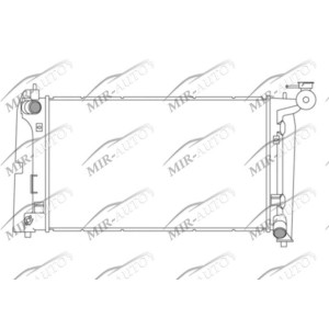 Variklio aušinimo radiatorius