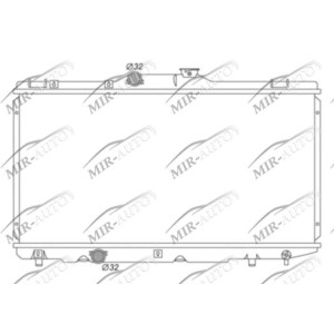 Variklio aušinimo radiatorius