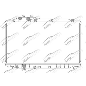 Variklio aušinimo radiatorius