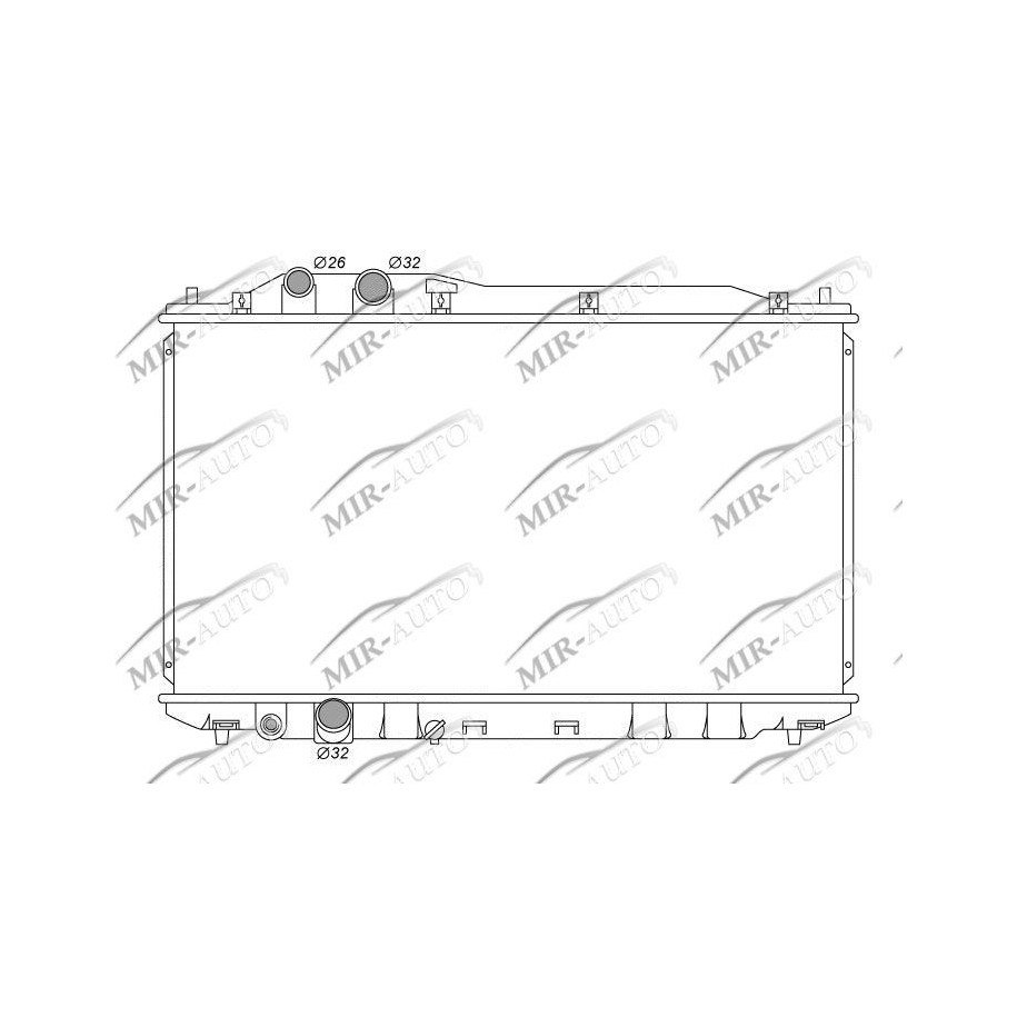 Variklio aušinimo radiatorius