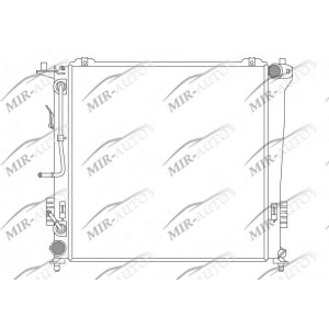 Variklio aušinimo radiatorius