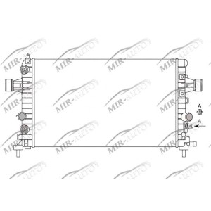 Variklio aušinimo radiatorius