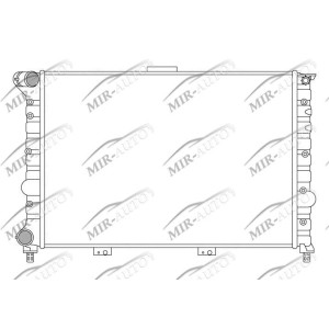 Variklio aušinimo radiatorius