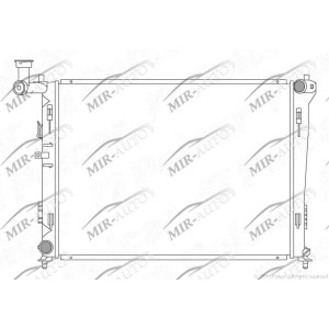 Variklio aušinimo radiatorius