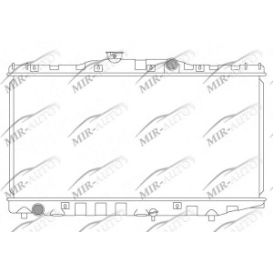 Variklio aušinimo radiatorius