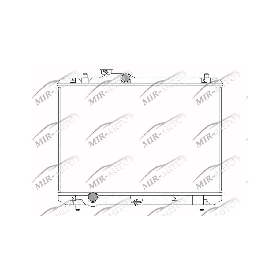 Variklio aušinimo radiatorius