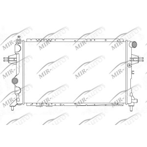 Variklio aušinimo radiatorius