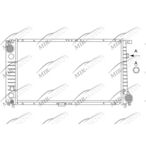 Variklio aušinimo radiatorius