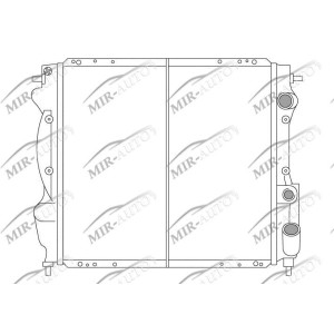 Variklio aušinimo radiatorius