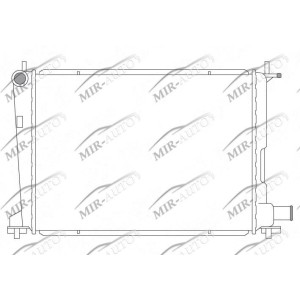 Variklio aušinimo radiatorius