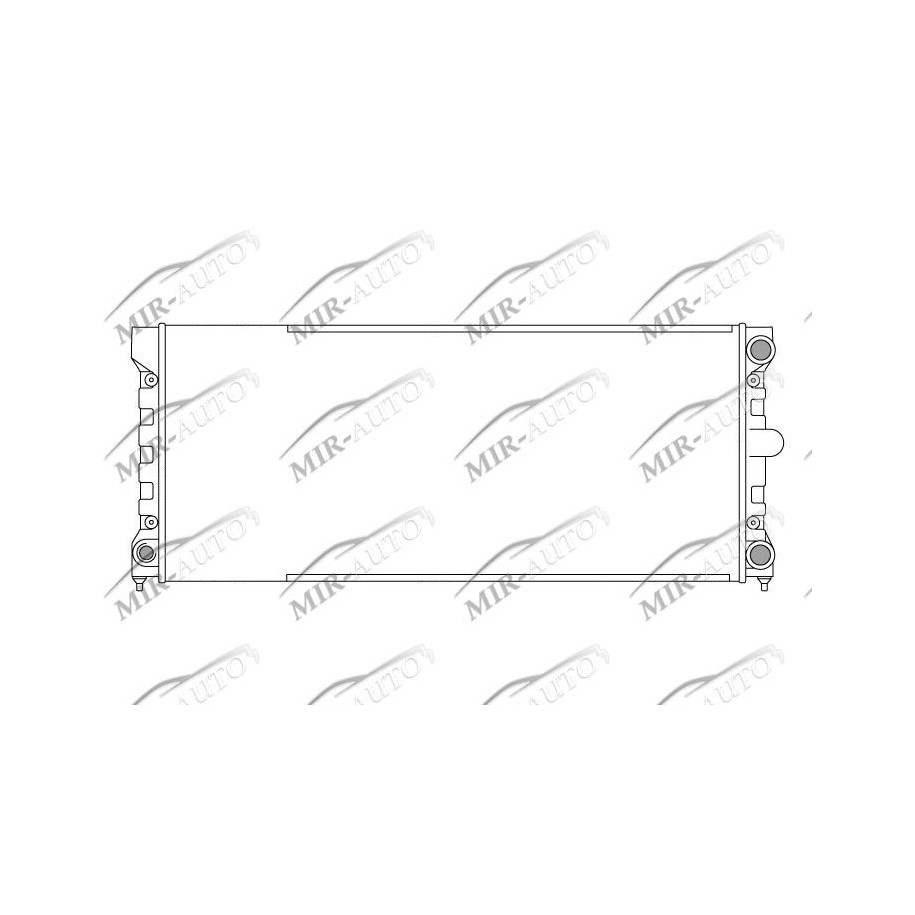 Radiator for hot climate