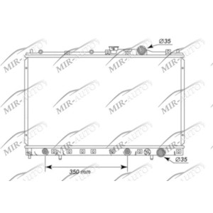 Variklio aušinimo radiatorius