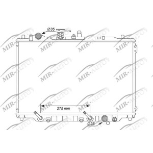 Variklio aušinimo radiatorius