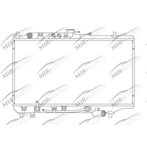 Variklio aušinimo radiatorius