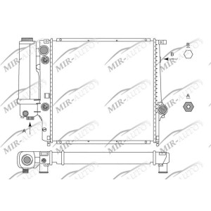 Variklio aušinimo radiatorius
