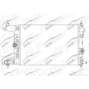 Variklio aušinimo radiatorius